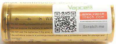 Test Review Of Vapcell Inr Mah L Gold Rechargeable